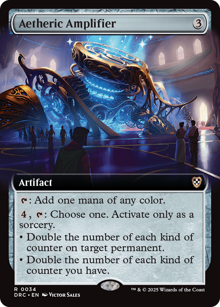 Image of Aetheric Amplifier (Extended Art) (DRC-034) - Commander: Aetherdrift: (Extended Art)