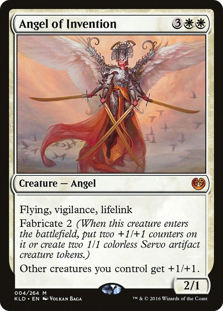 Image of Angel of Invention (KLD-004) - Kaladesh Foil