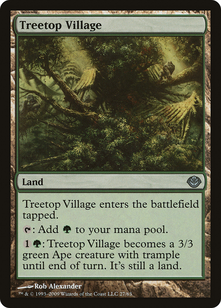 Image of Treetop Village (DDD-027) - Duel Decks: Garruk vs. Liliana