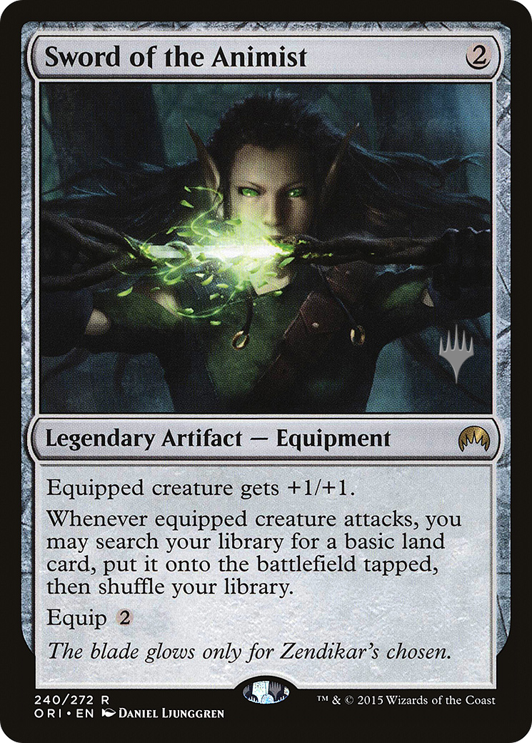 Image of Sword of the Animist (PPTHB-240) - Magic Origins Promos