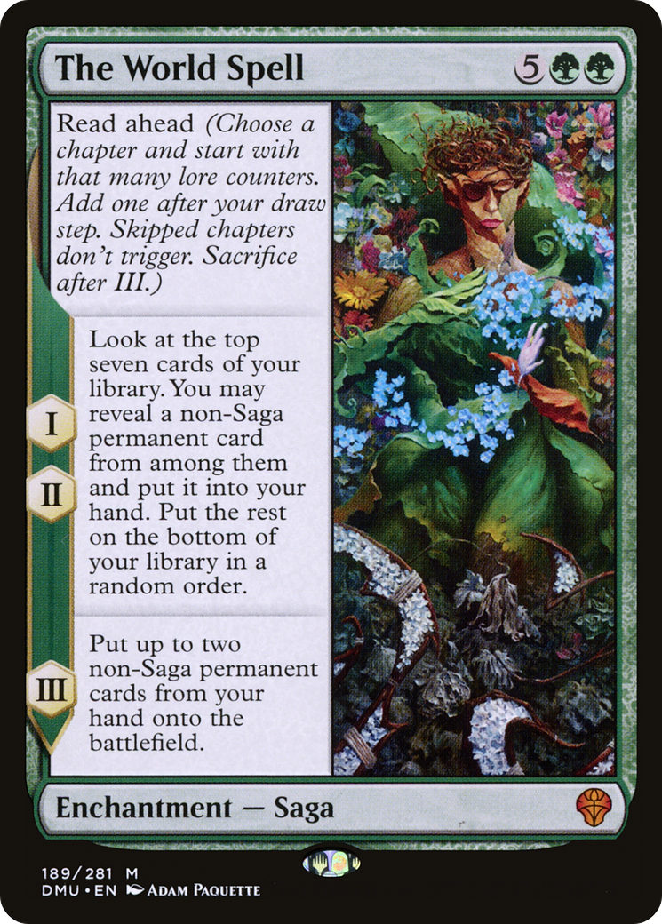 Image of The World Spell (DMU-189) - Dominaria United Foil