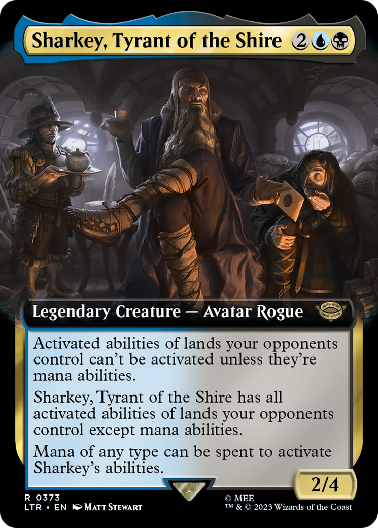 Image of Sharkey, Tyrant of the Shire (Extended Art) (LTR-373) - The Lord of the Rings: Tales of Middle-earth: (Extended Art)