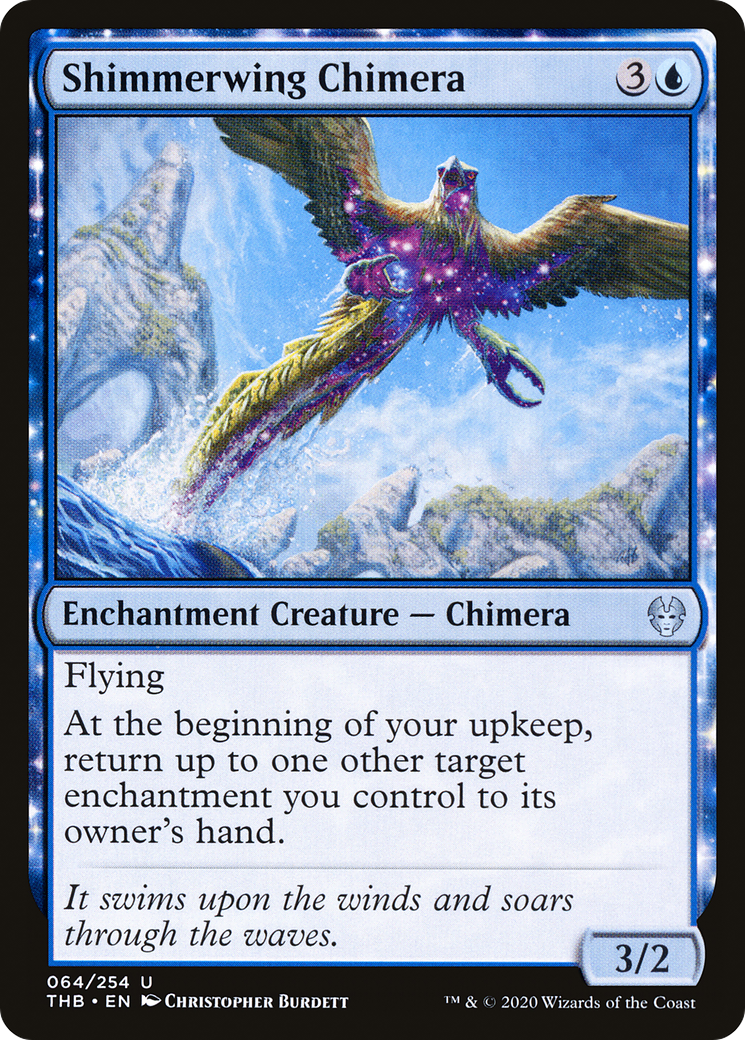 Image of Shimmerwing Chimera (THB-064) - Theros Beyond Death: (enchantment)
