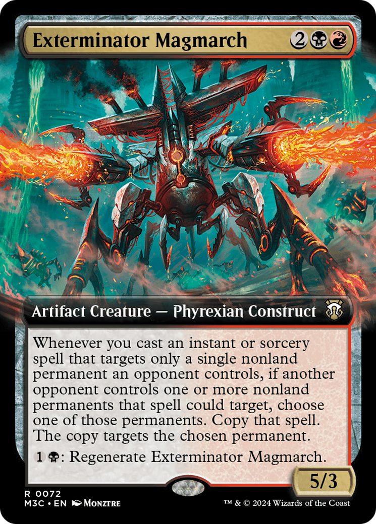Image of Exterminator Magmarch (Extended Art) (M3C-072) - Modern Horizons 3 Commander: (Extended Art)