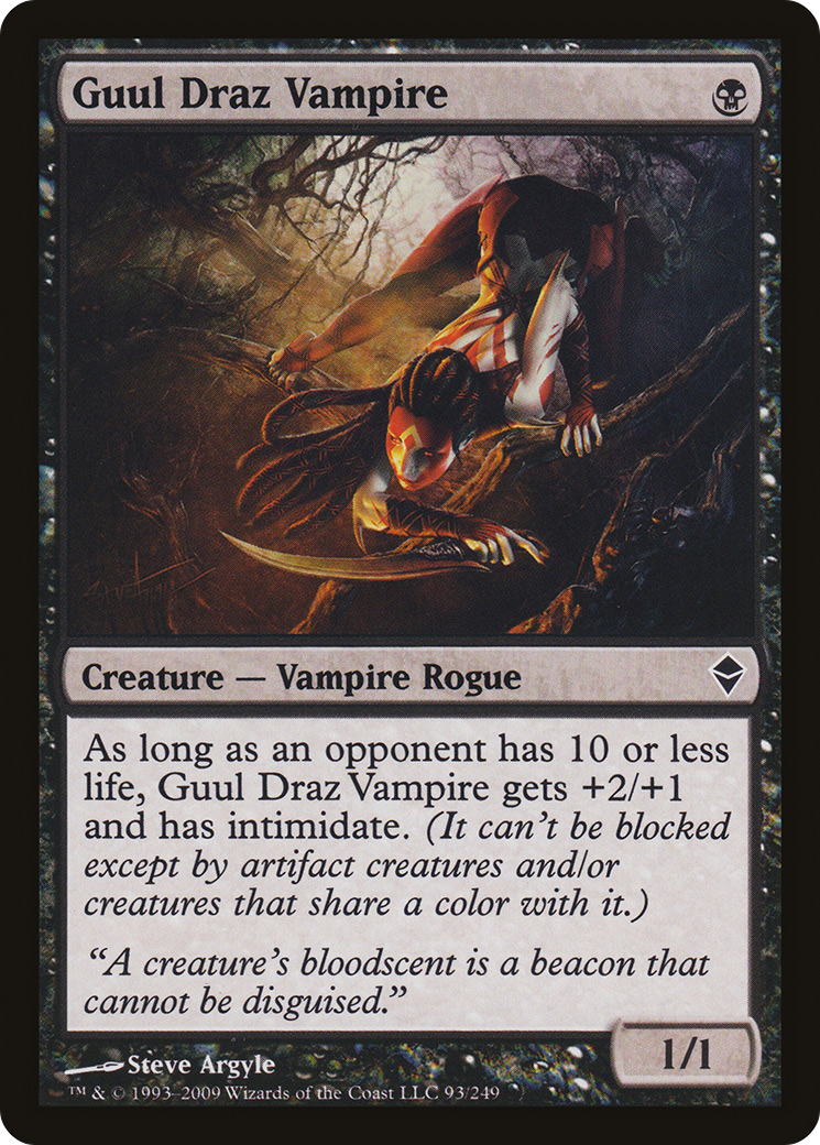 Image of Guul Draz Vampire (ZEN-093) - Zendikar Foil