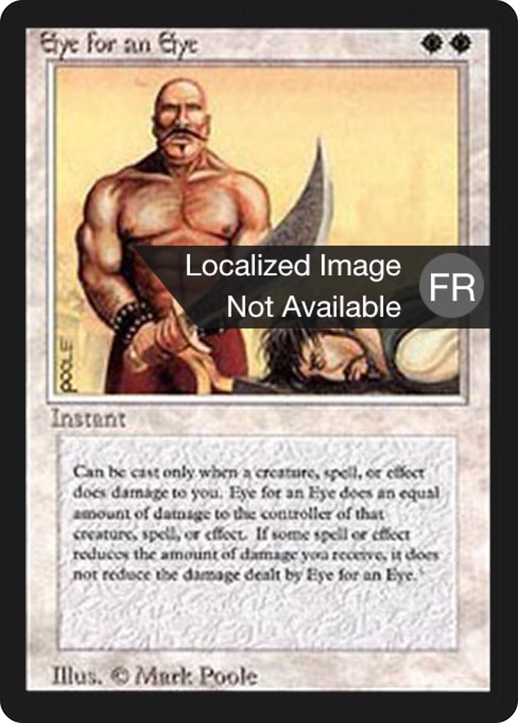 Image of Eye for an Eye (FBB-) - Foreign Black Border