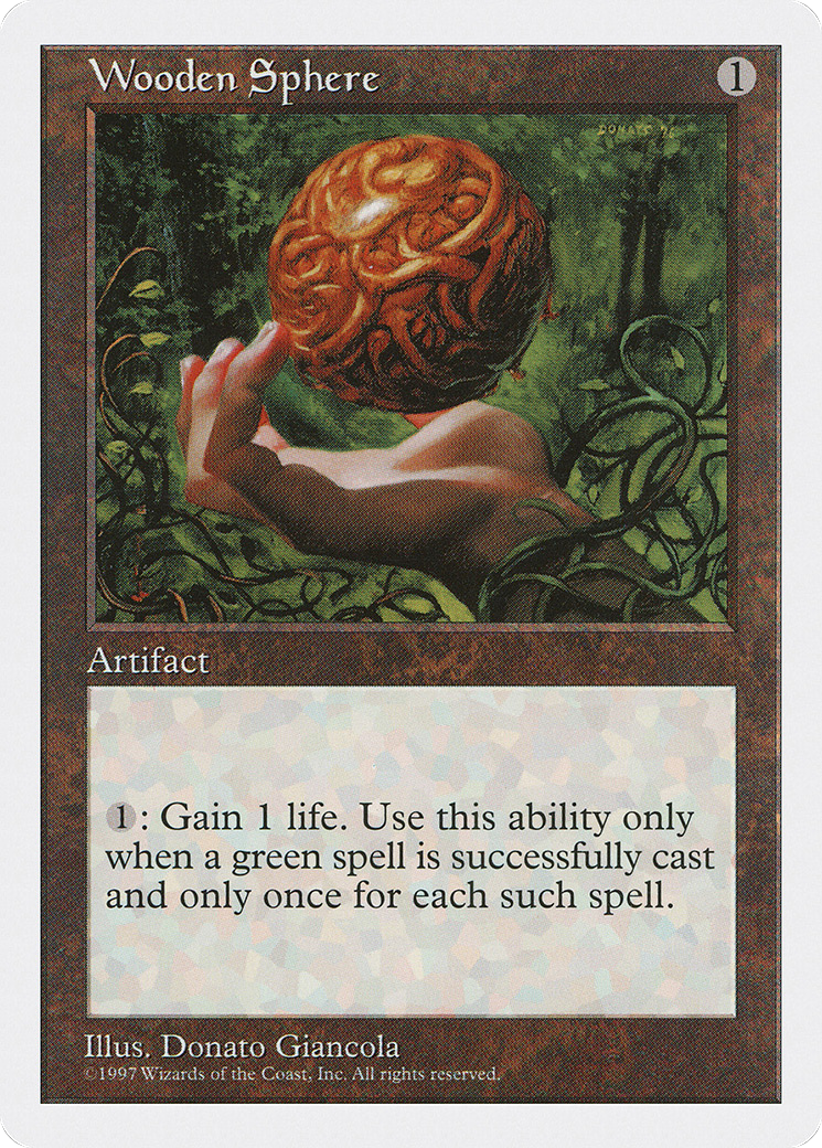 Image of Wooden Sphere (5ED-) - Fifth Edition