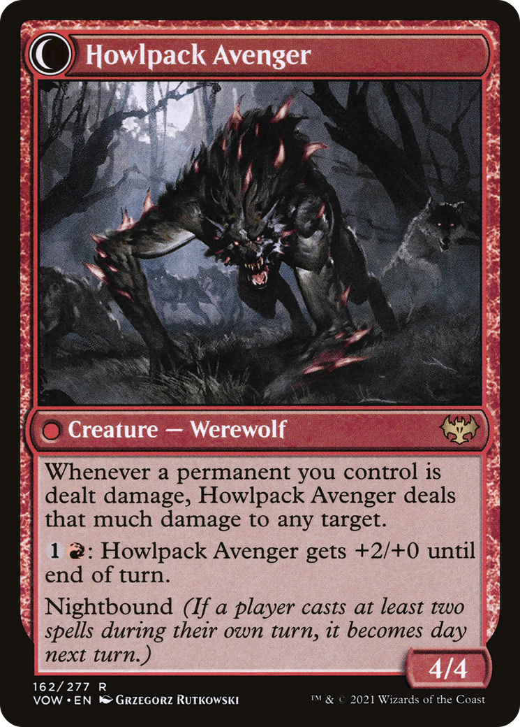 Image of Ill-Tempered Loner (VOW-162) - Innistrad: Crimson Vow: (Double Faced Transform)