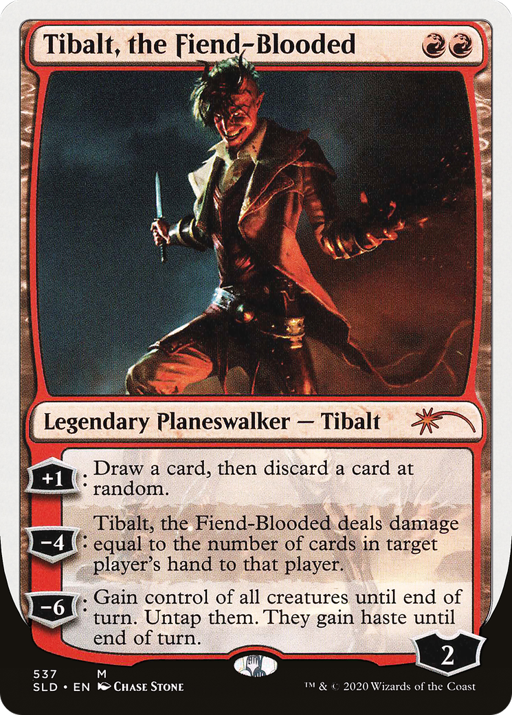 Image of Tibalt, the Fiend-Blooded (WB) (SLD-537) - Secret Lair Drop