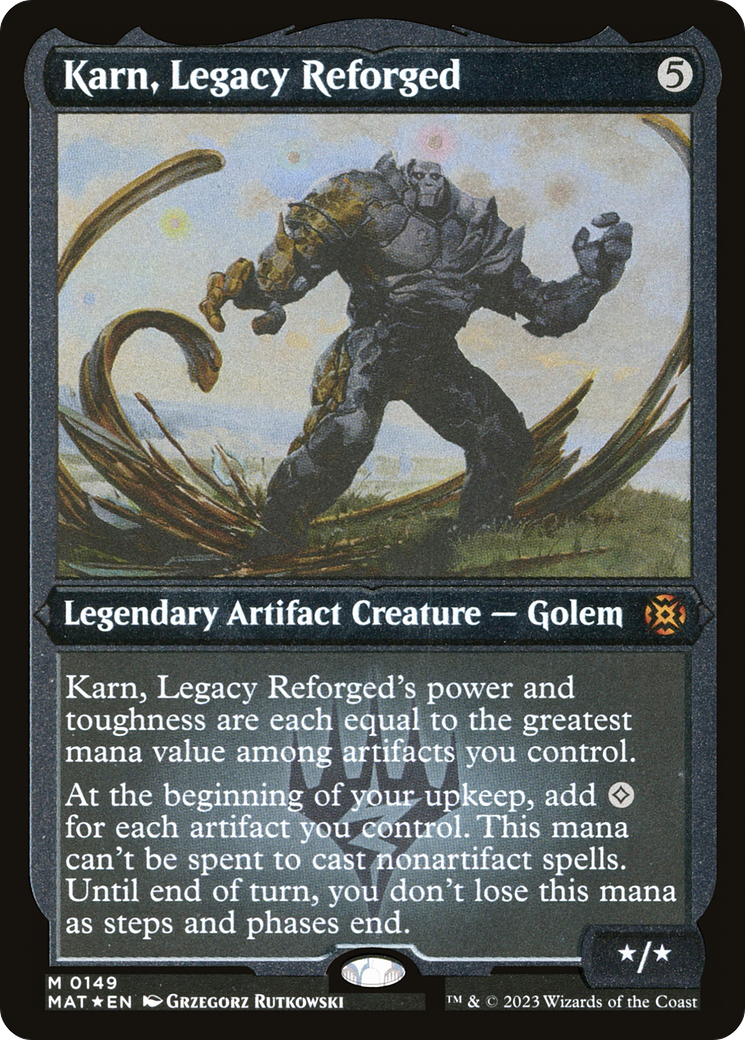 Image of Karn, Legacy Reforged (MAT-149) - March of the Machine: The Aftermath Etched Foil