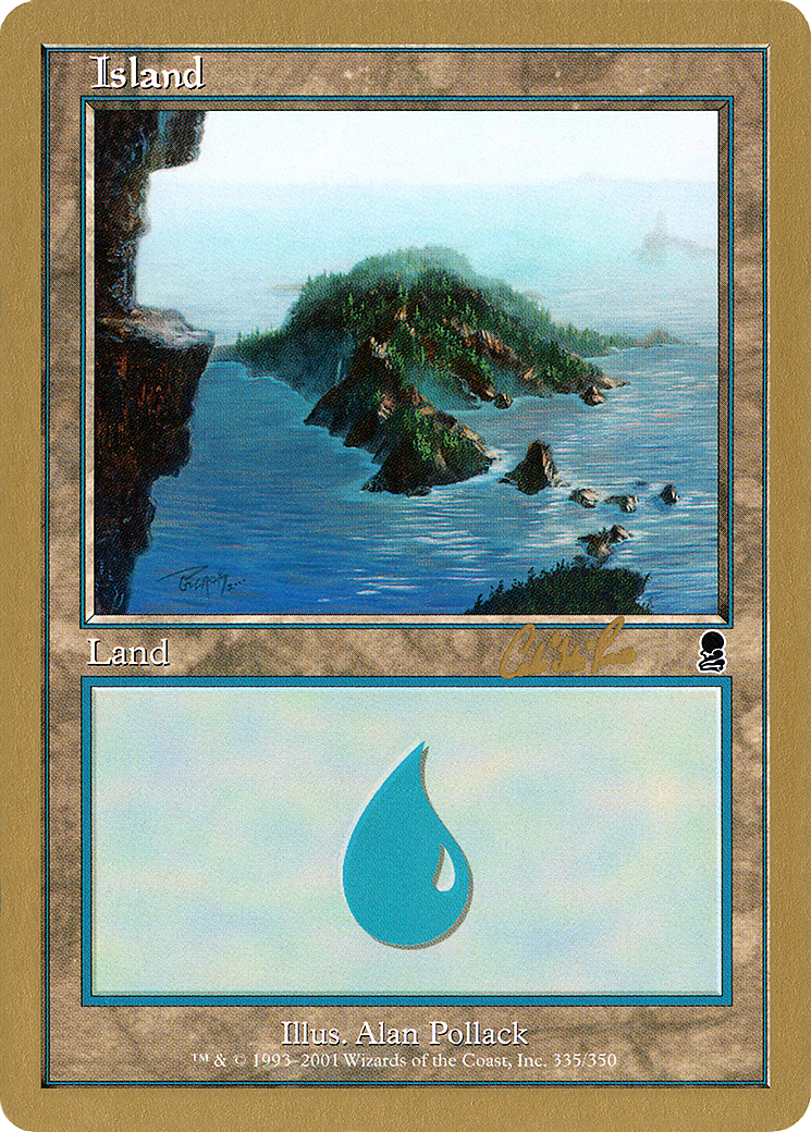 Image of Island (335) - 2002 Carlos Romao (ODY) (WCD-) - World Championship Decks 2002