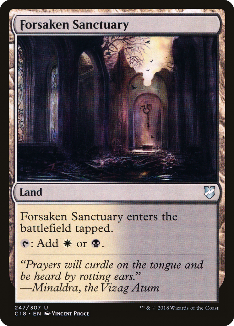 Image of Forsaken Sanctuary (C18-247) - Commander 2018