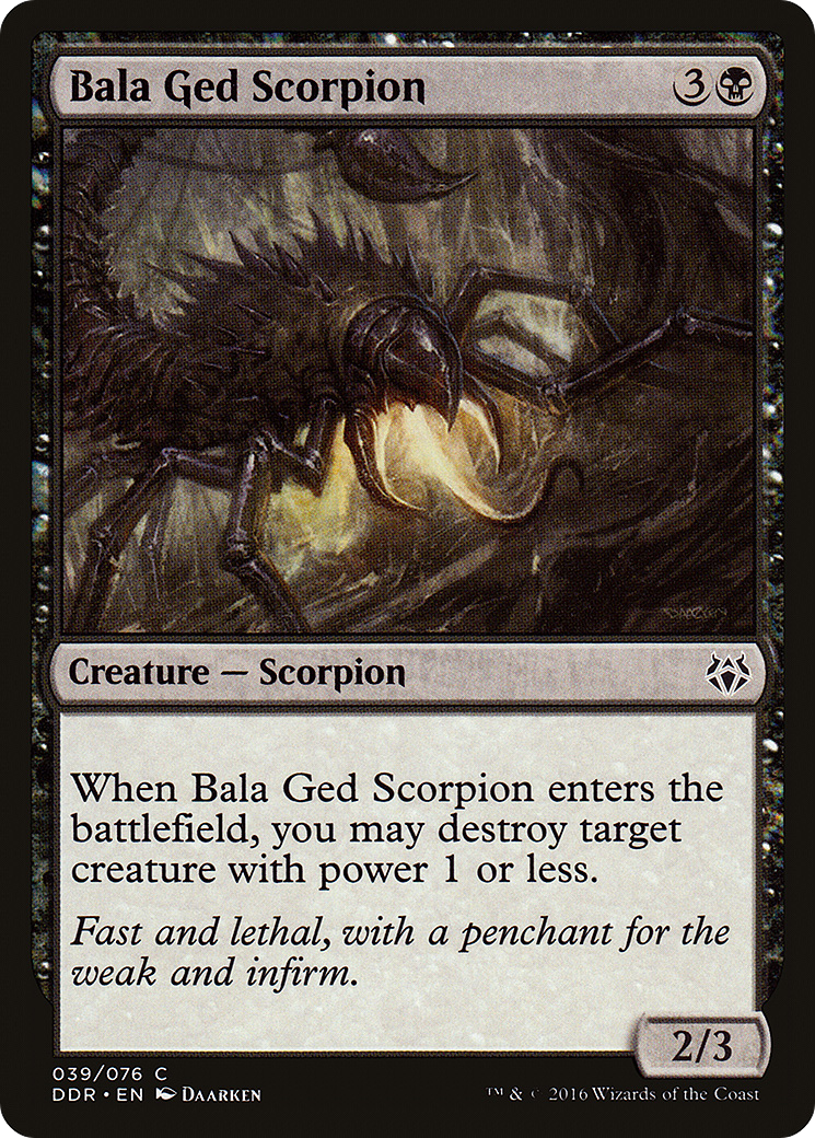 Image of Bala Ged Scorpion (DDR-039) - Duel Decks: Nissa vs. Ob Nixilis