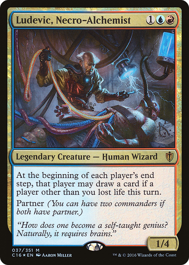 Image of Ludevic, Necro-Alchemist (C16-037) - Commander 2016 Foil