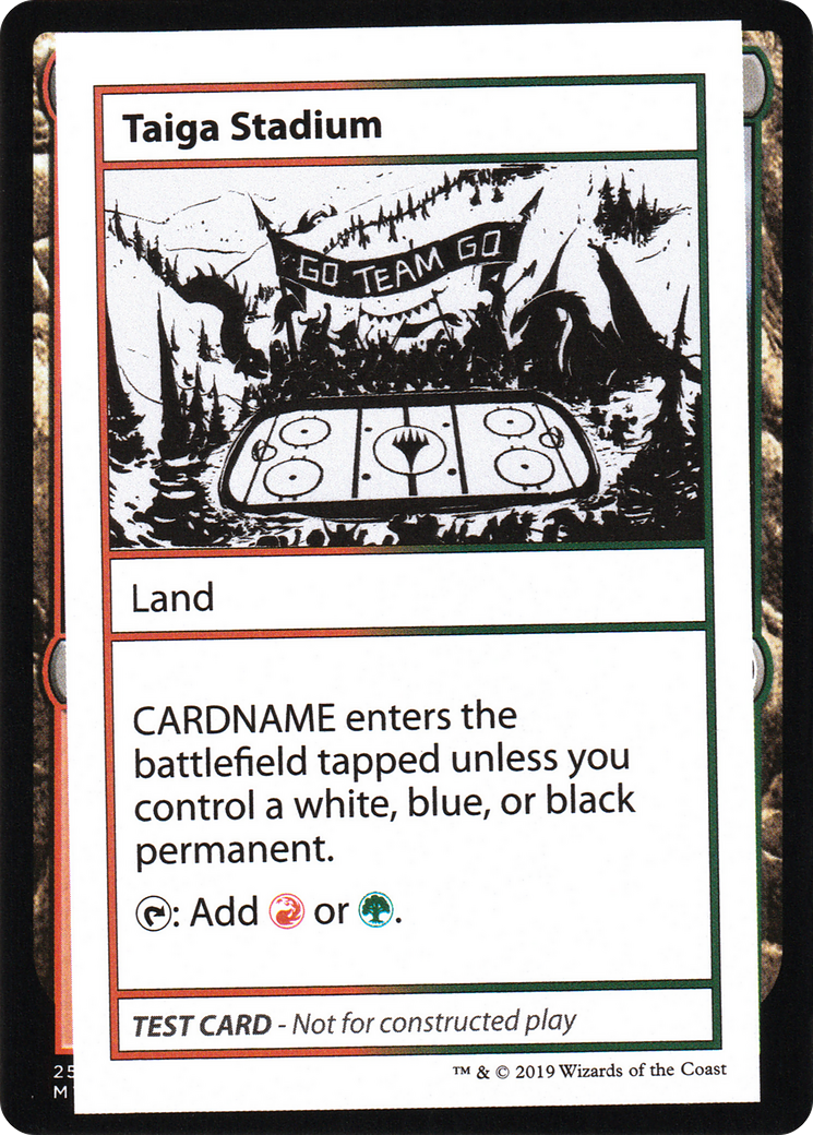 Image of Taiga Stadium (No PW Symbol) (CMB1-) - Mystery Booster Playtest Cards 2021