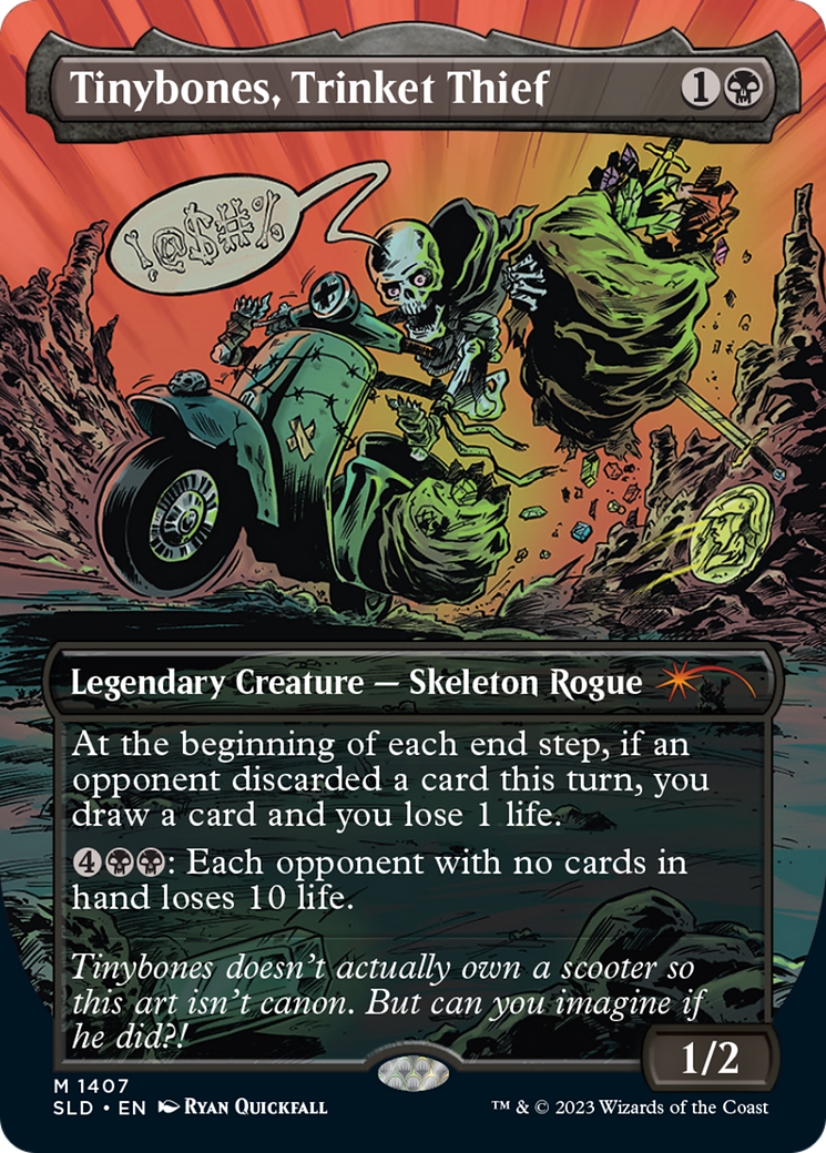 Image of Tinybones, Trinket Thief (SLD-1407) - Secret Lair Drop (Borderless) Foil