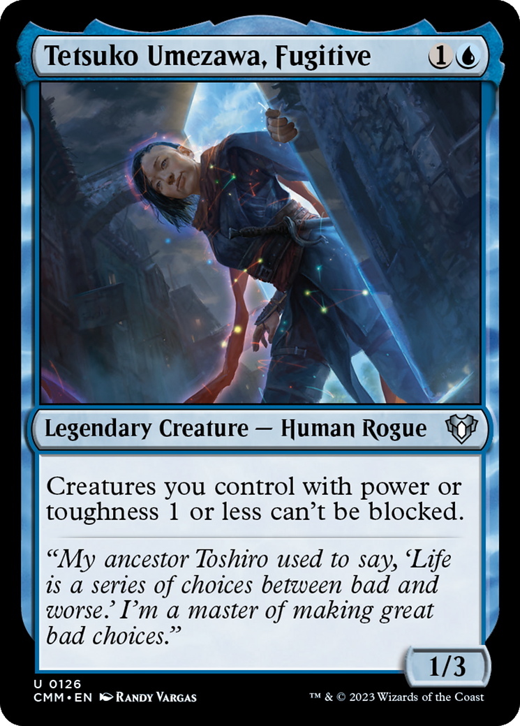 Image of Tetsuko Umezawa, Fugitive (CMM-126) - Commander Masters Foil