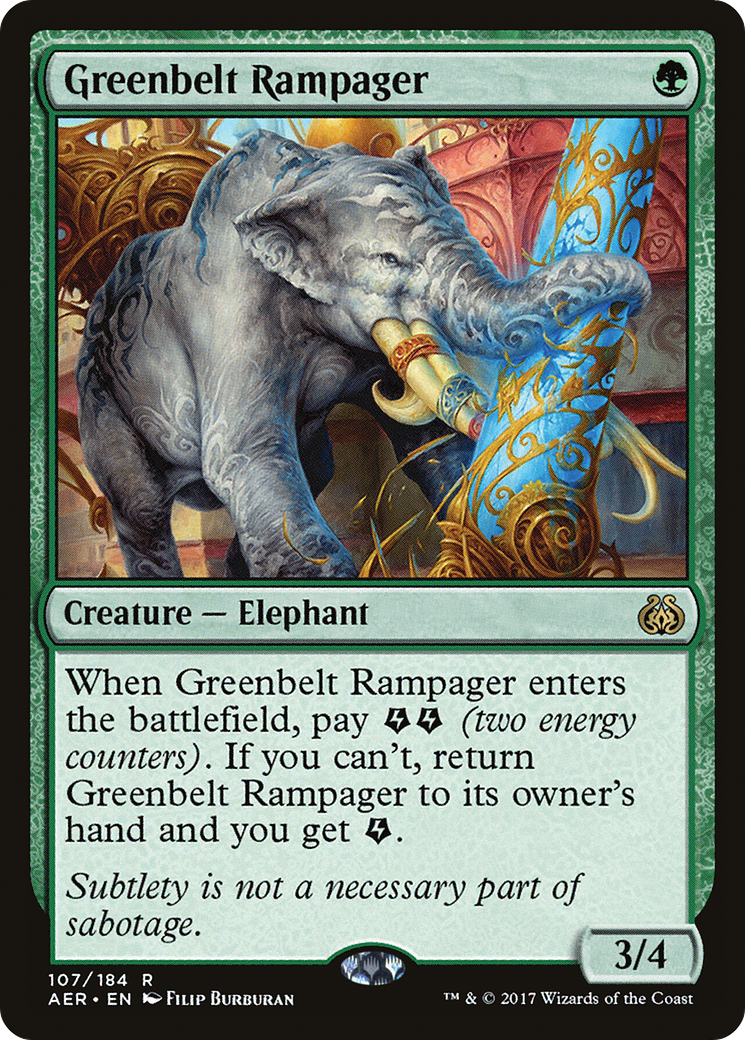 Image of Greenbelt Rampager (AER-107) - Aether Revolt