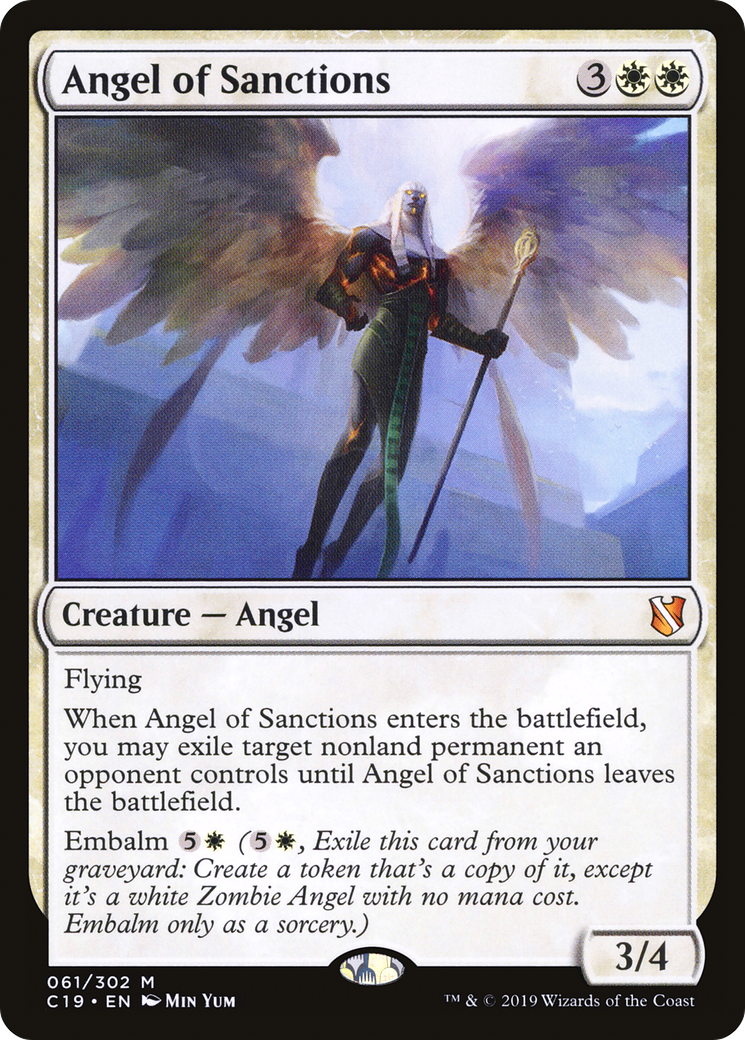 Image of Angel of Sanctions (C19-061) - Commander 2019