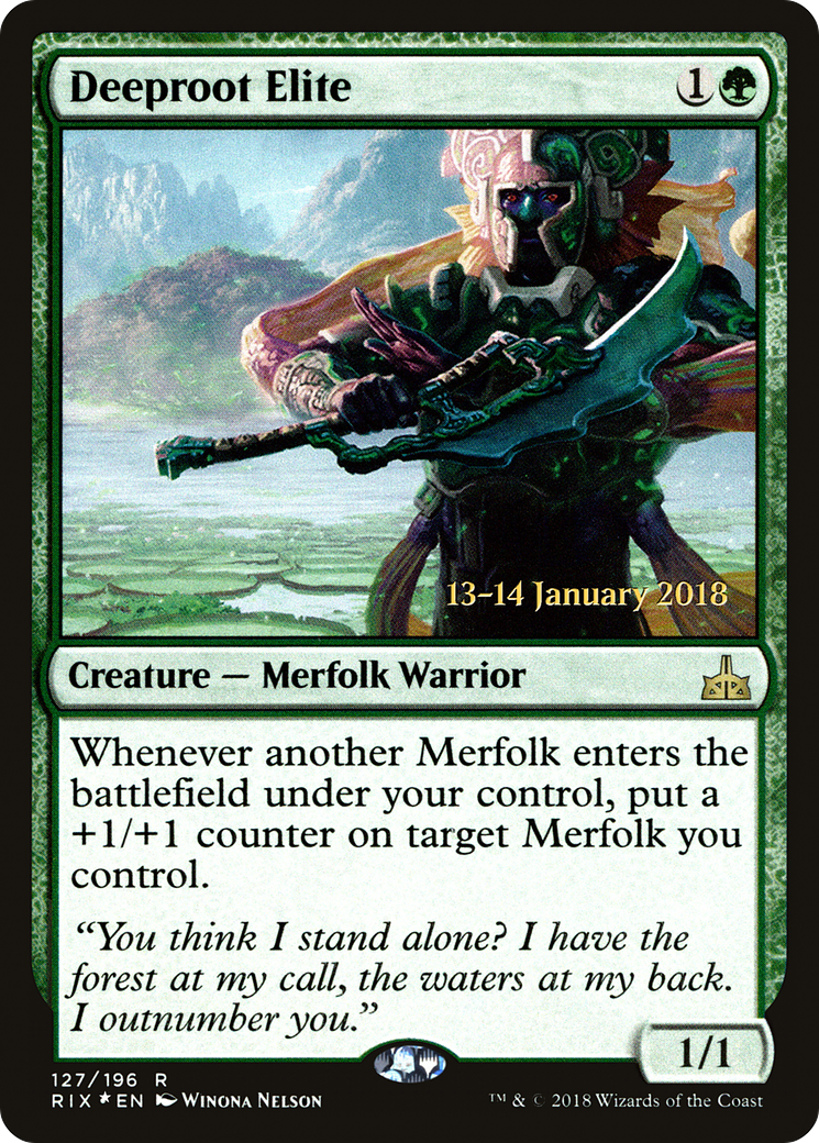 Image of Deeproot Elite (PRE-127) - Rivals of Ixalan Promos Foil
