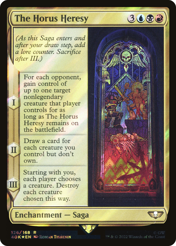 Image of The Horus Heresy (Surge Foil) (40K-126) - Warhammer 40,000 Commander Foil