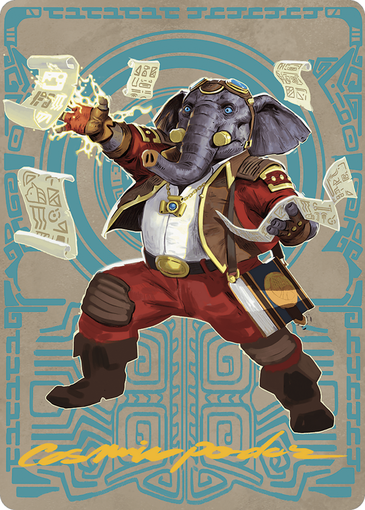 Image of Quintorius Kand // Quintorius Kand (ALCI-065) - The Lost Caverns of Ixalan Art Series (Borderless) Foil
