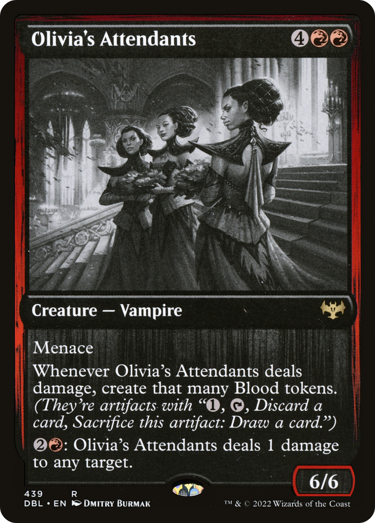 Image of Olivia's Attendants (DBL-439) - Innistrad: Double Feature Foil