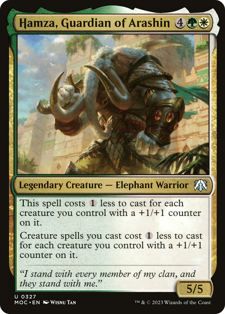 Image of Hamza, Guardian of Arashin (MOC-327) - March of the Machine Commander