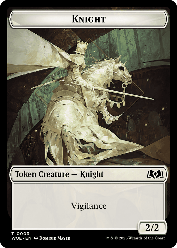 Image of Knight (TWOE-003) - Wilds of Eldraine Tokens Foil