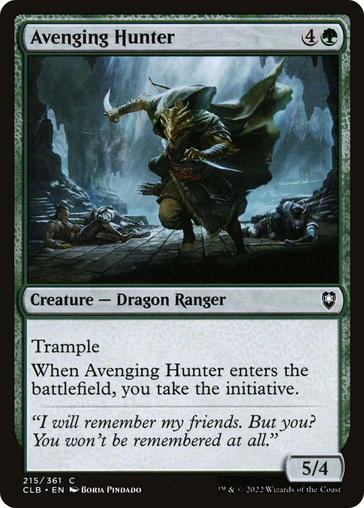 Image of Avenging Hunter (CLB-215) - Commander Legends: Battle for Baldur's Gate