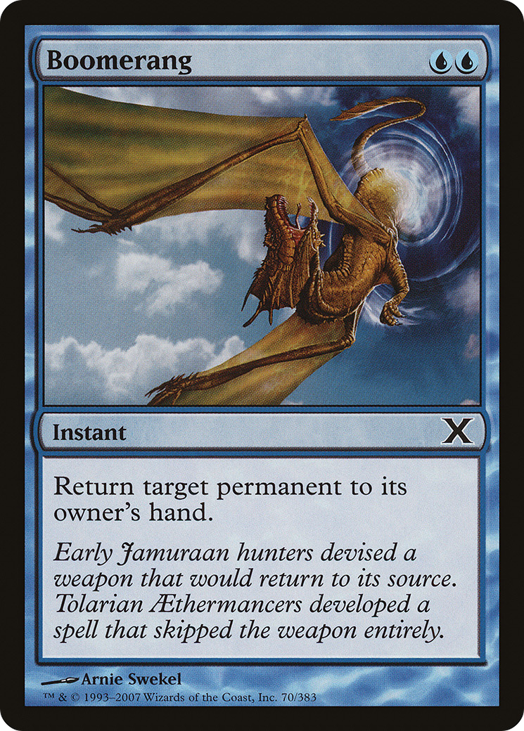 Image of Boomerang (10E-070) - Tenth Edition Foil