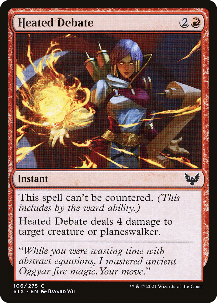 Image of Heated Debate (STX-106) - Strixhaven: School of Mages Foil
