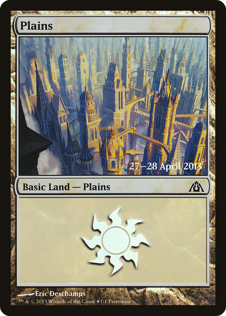 Image of Plains (Dragon's Maze) (PRE-157★) - Dragon's Maze Promos Foil