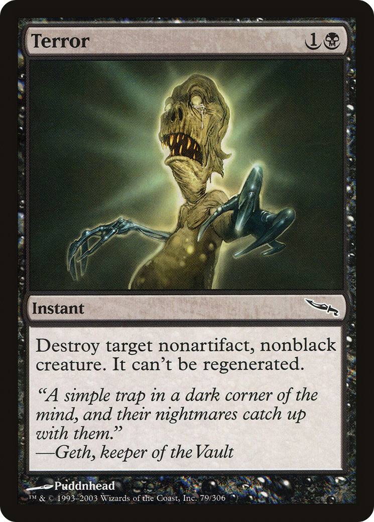 Image of Terror (MRD-079) - Mirrodin Foil