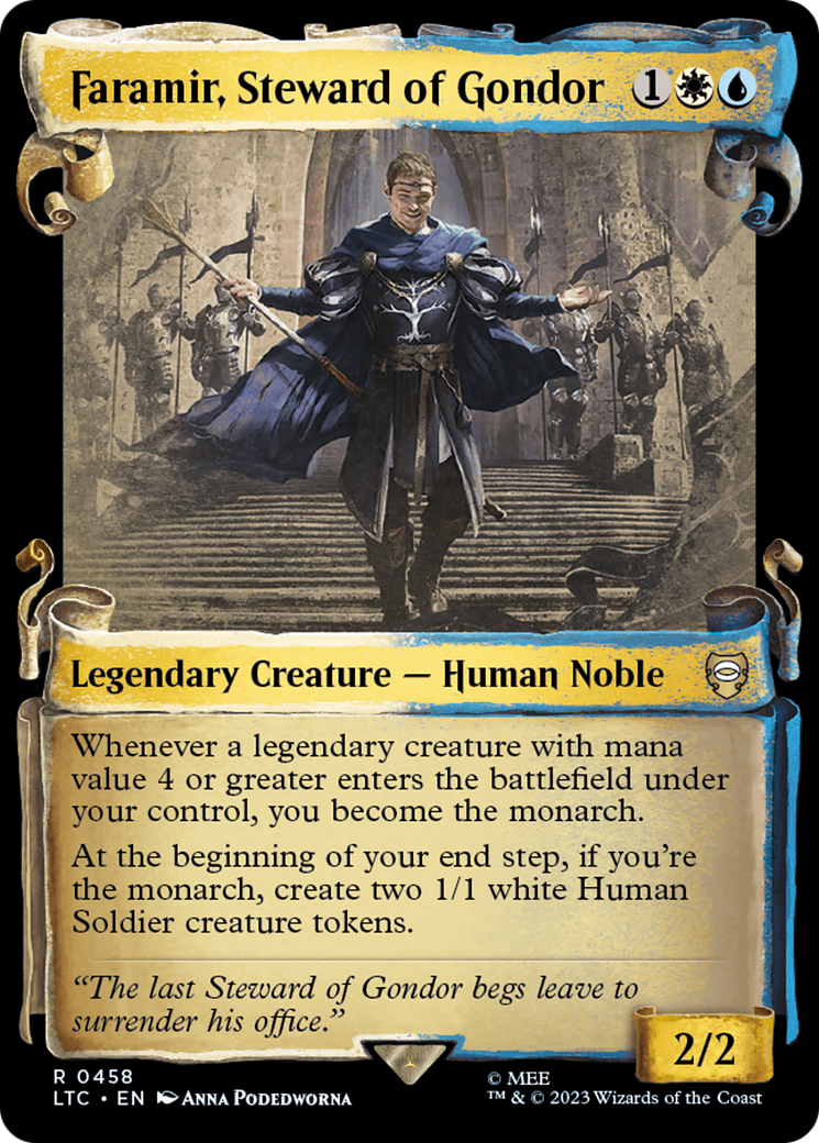 Image of Faramir, Steward of Gondor (Showcase Scrolls) (LTC-458) - Tales of Middle-earth Commander: (Showcase)