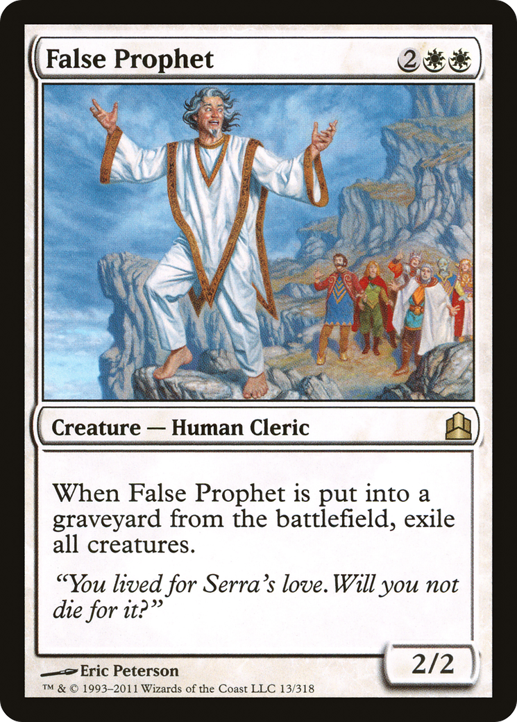 Image of False Prophet (CMD-013) - Commander 2011