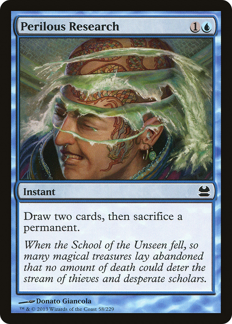 Image of Perilous Research (MMA-058) - Modern Masters