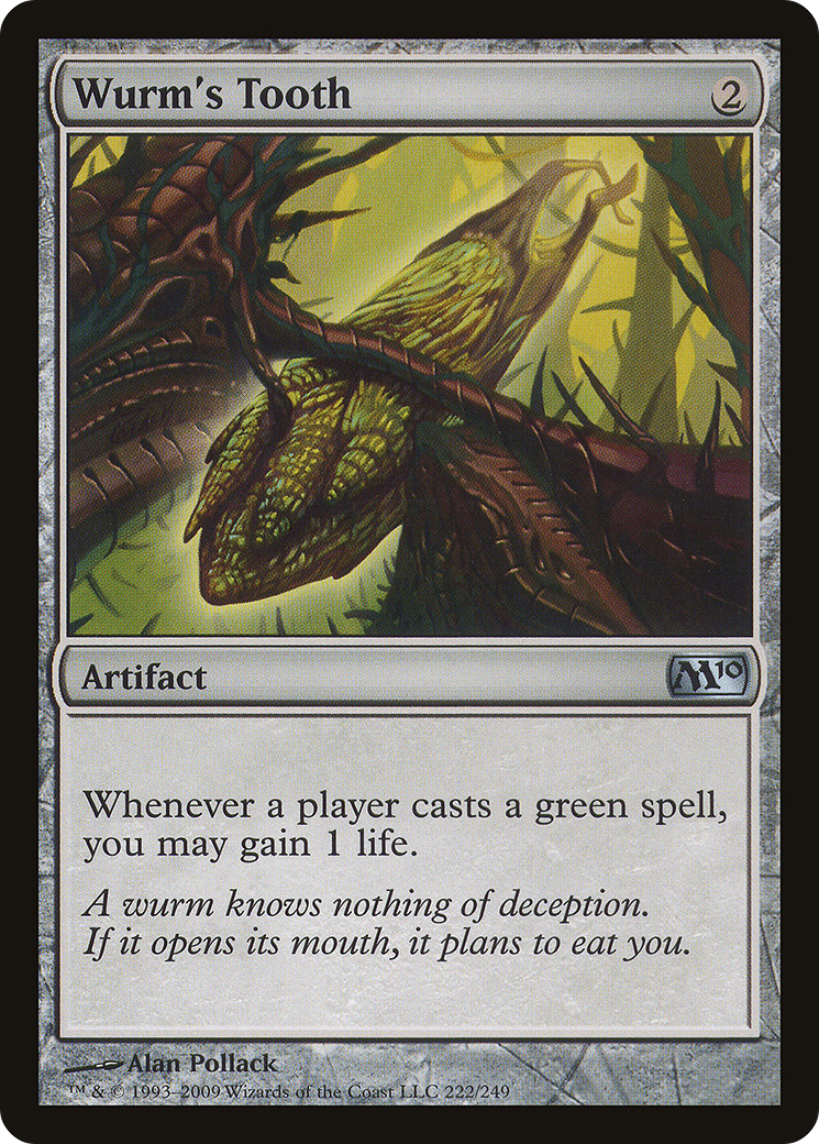 Image of Wurm's Tooth (M10-222) - Magic 2010