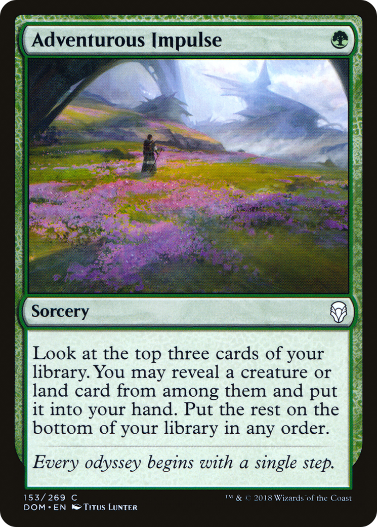 Image of Adventurous Impulse (DOM-153) - Dominaria