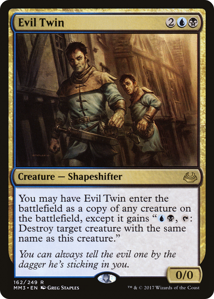Image of Evil Twin (MM3-162) - Modern Masters 2017 Foil