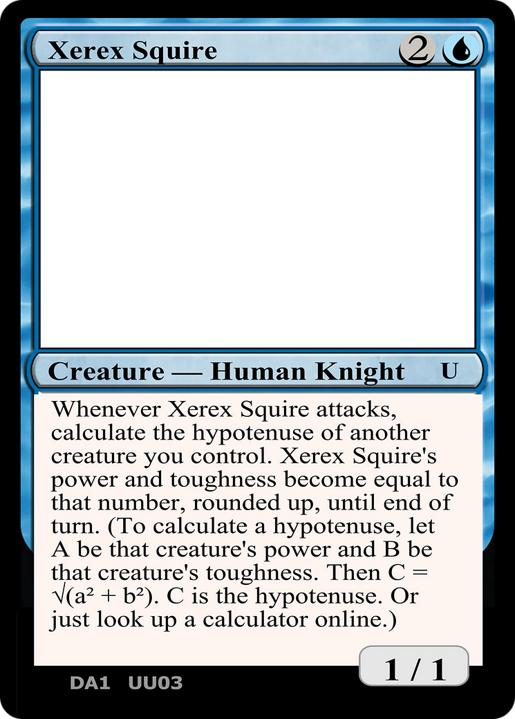 Image of Xerex Squire (UNK-UU03C) - Unknown Event