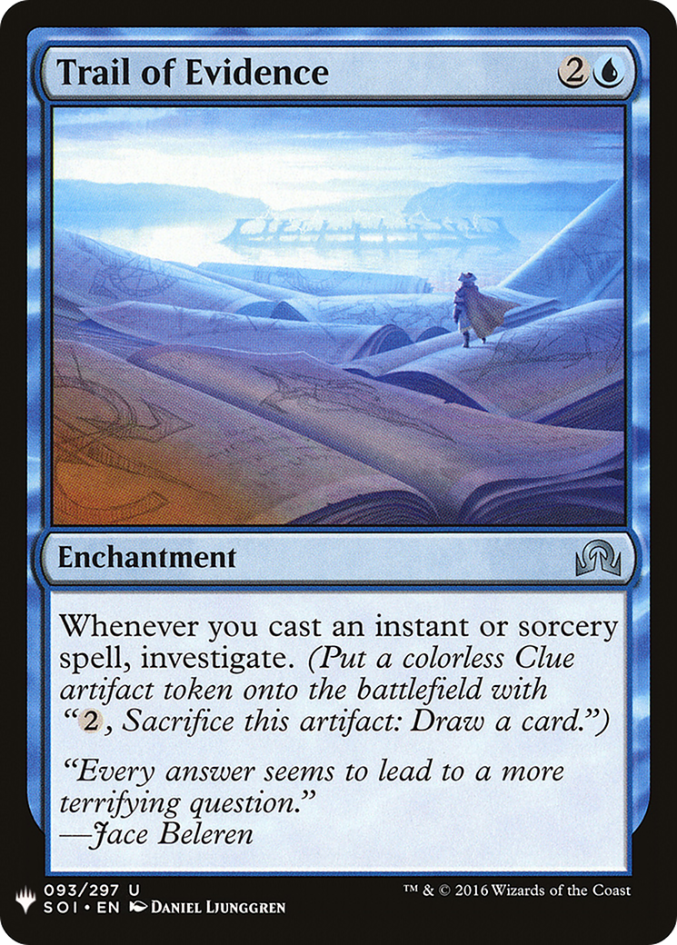 Image of Trail of Evidence (LIST-SOI-93) - The List