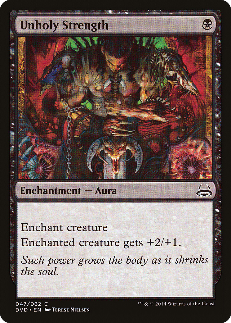 Image of Unholy Strength (DD3-) - Duel Decks Anthology: Divine vs. Demonic