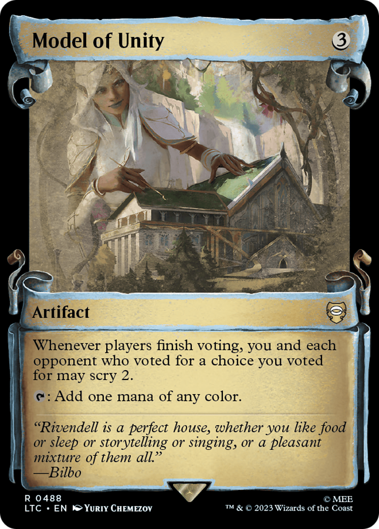 Image of Model of Unity (Showcase Scrolls) (LTC-488) - Tales of Middle-earth Commander: (Showcase)