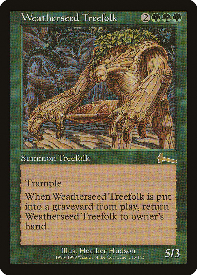 Image of Weatherseed Treefolk (ULG-116) - Urza's Legacy