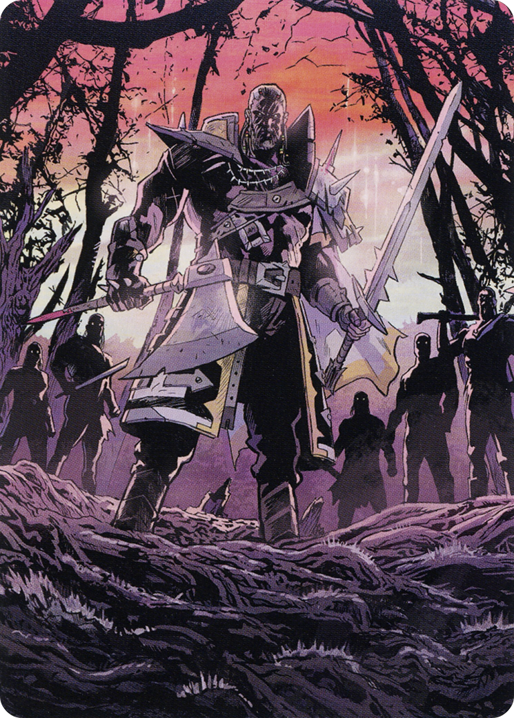 Image of Tovolar, Dire Overlord // Tovolar, Dire Overlord (AMID-007) - Midnight Hunt Art Series (Borderless)