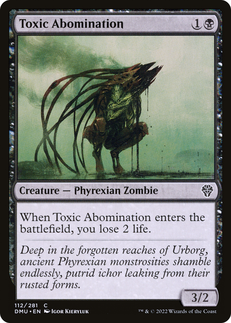 Image of Toxic Abomination (DMU-112) - Dominaria United