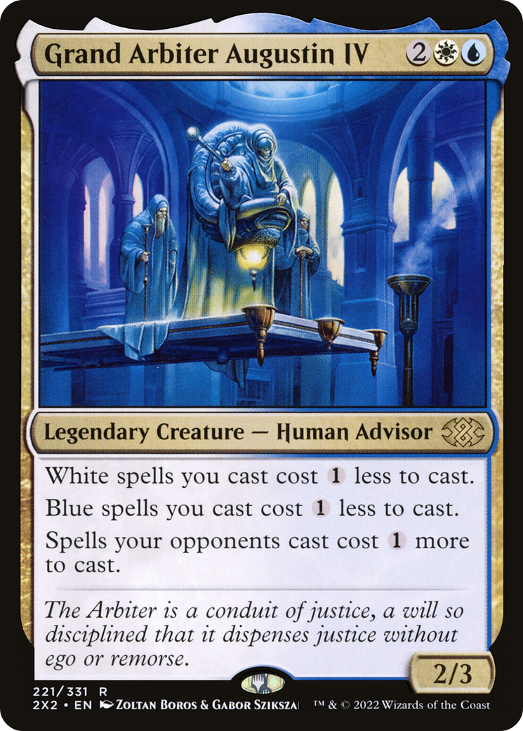 Image of Grand Arbiter Augustin IV (2X2-221) - Double Masters 2022 Foil
