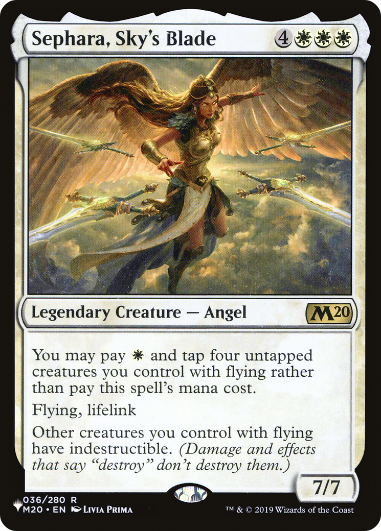 Image of Sephara, Sky's Blade (LIST-M20-36) - The List Foil