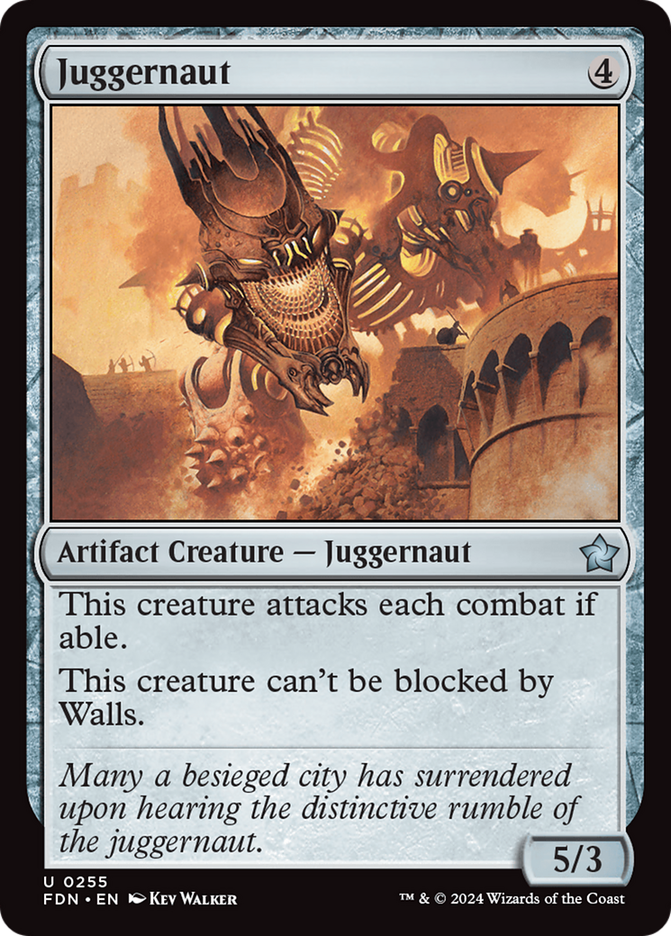 Image of Juggernaut (FDN-255) - Foundations Foil